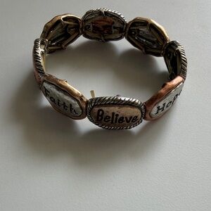 Inspirational Multi-Tone Bracelet
